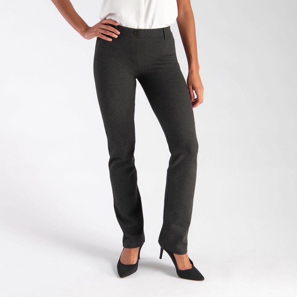 Betabrand Straight-Leg Classic Dress Yoga Pants M